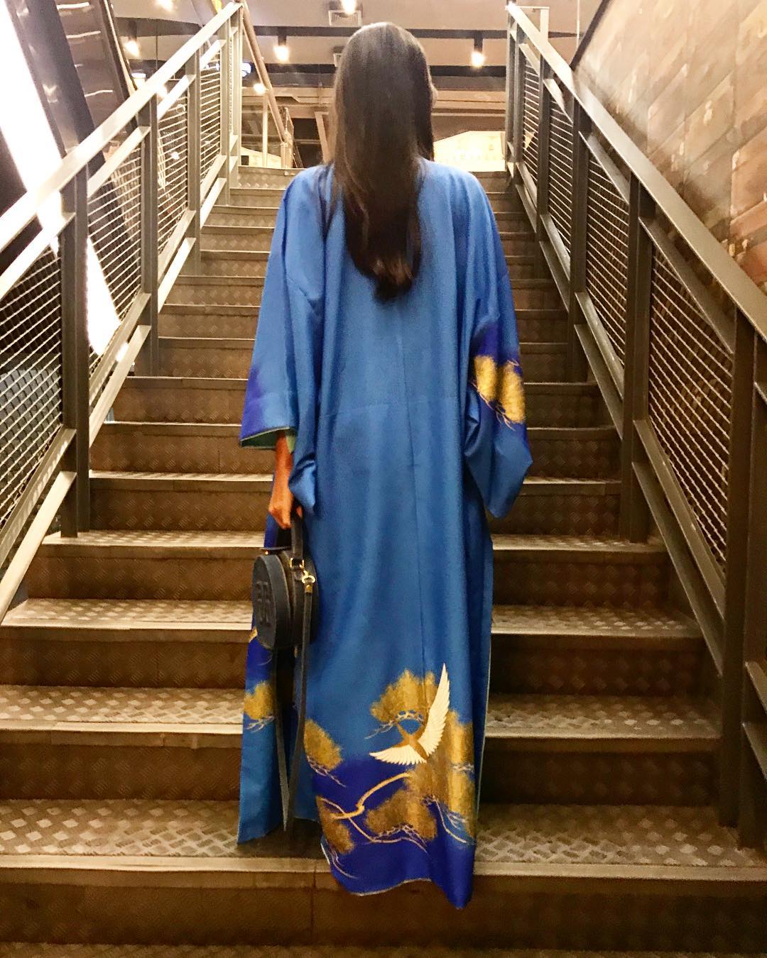 Customer wearing Sumo Vintage